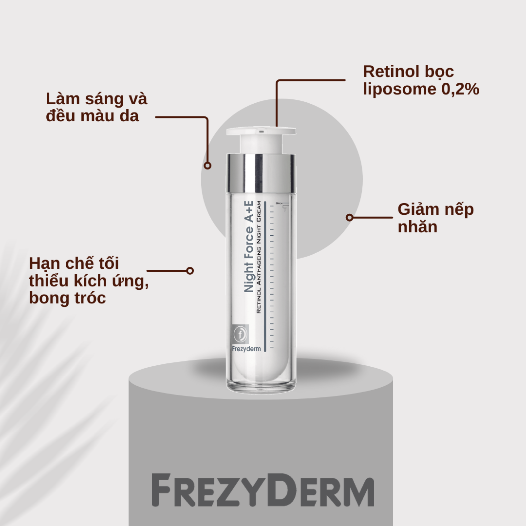 REVIEW FREZYDERM NIGHT FORCE A+E – GIẢI PHÁP TÁI TẠO DA BAN ĐÊM HIỆU QUẢ, AN TOÀN