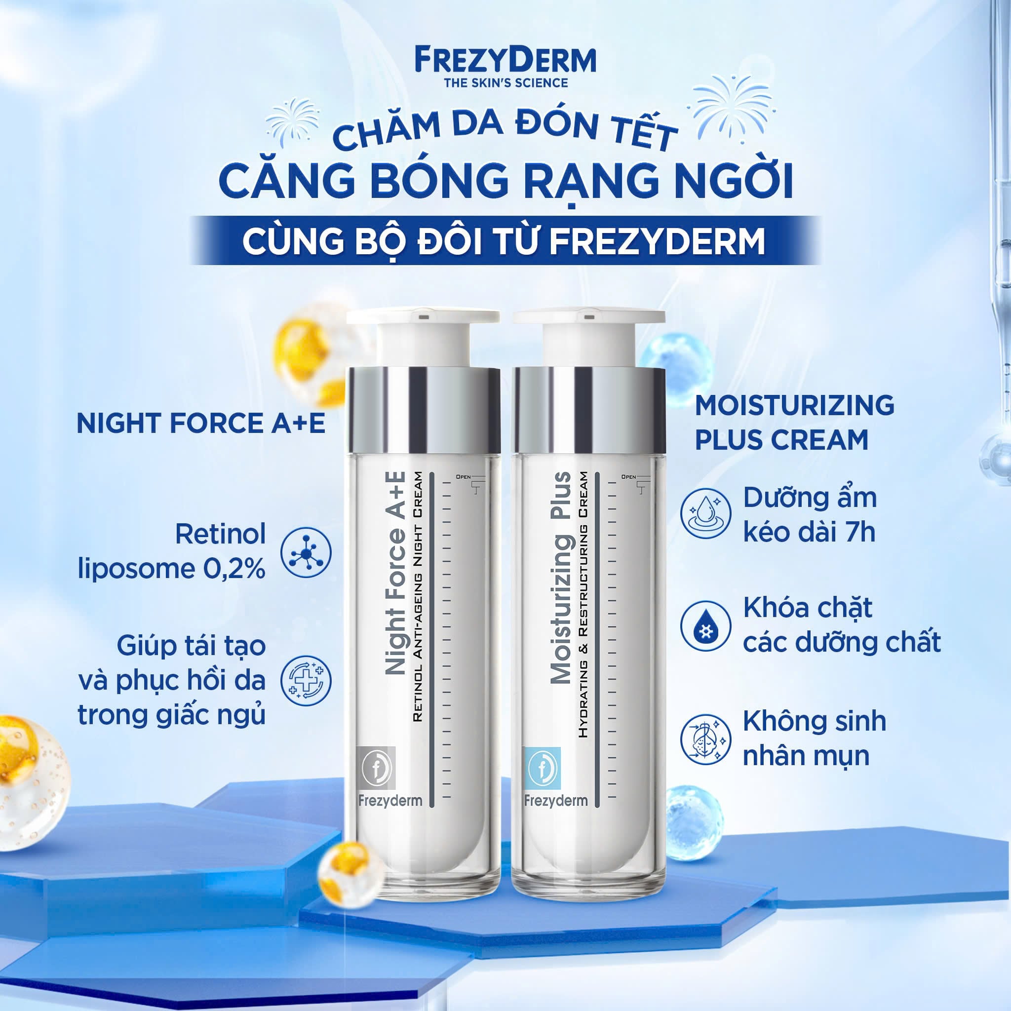 HƯỚNG DẪN KẾT HỢP RETINOL VỚI MOISTURIZING PLUS CREAM ĐỂ TỐI ĐA HIỆU QUẢ CHĂM SÓC DA