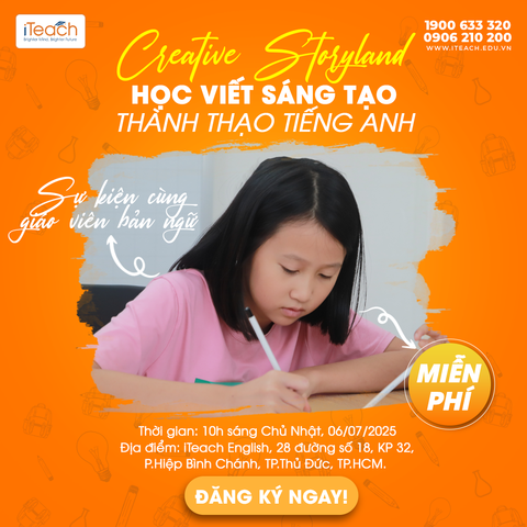 Sự kiện miễn phí cùng giáo viên bản ngữ - Creative Storyland