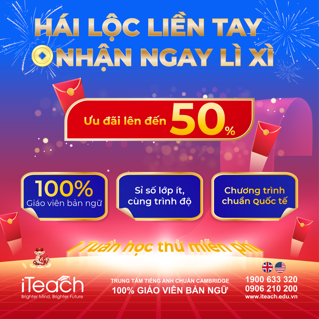 Hái lộc liền tay, nhận ngay lì xì - Lên đến 50%!