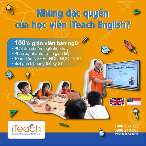 Những đặc quyền của học viên iTeach English?