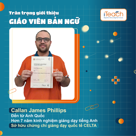 Giáo viên bản ngữ Mr. Callan James Phillips