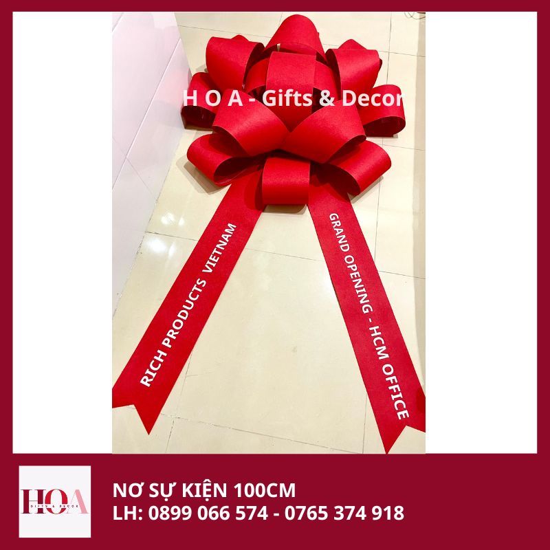 Nơ Khai Trương Khổng Lồ - Nơ Trang Trí Sự Kiện HCM