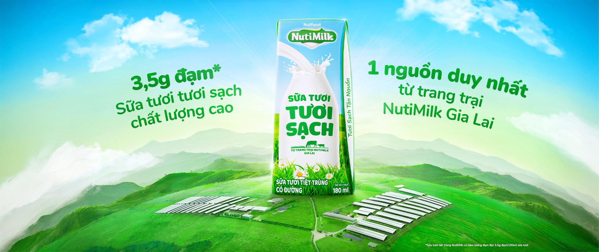 NutiMilk Sữa Tươi Tươi Sạch