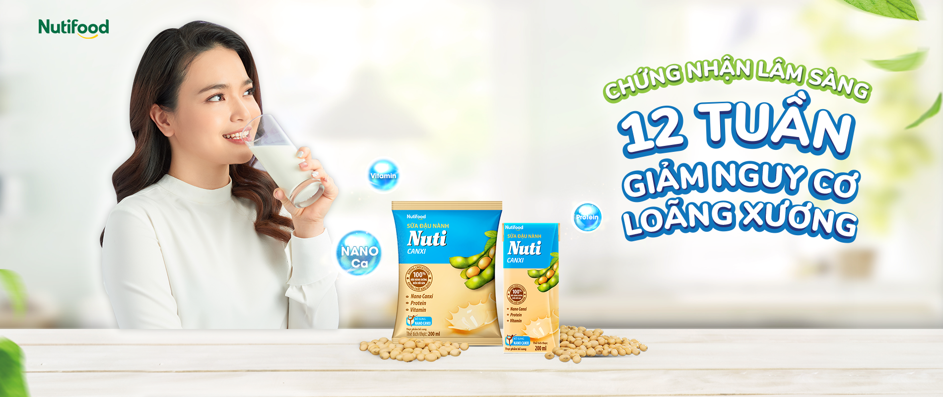 Nuti Sữa Đậu Nành Canxi