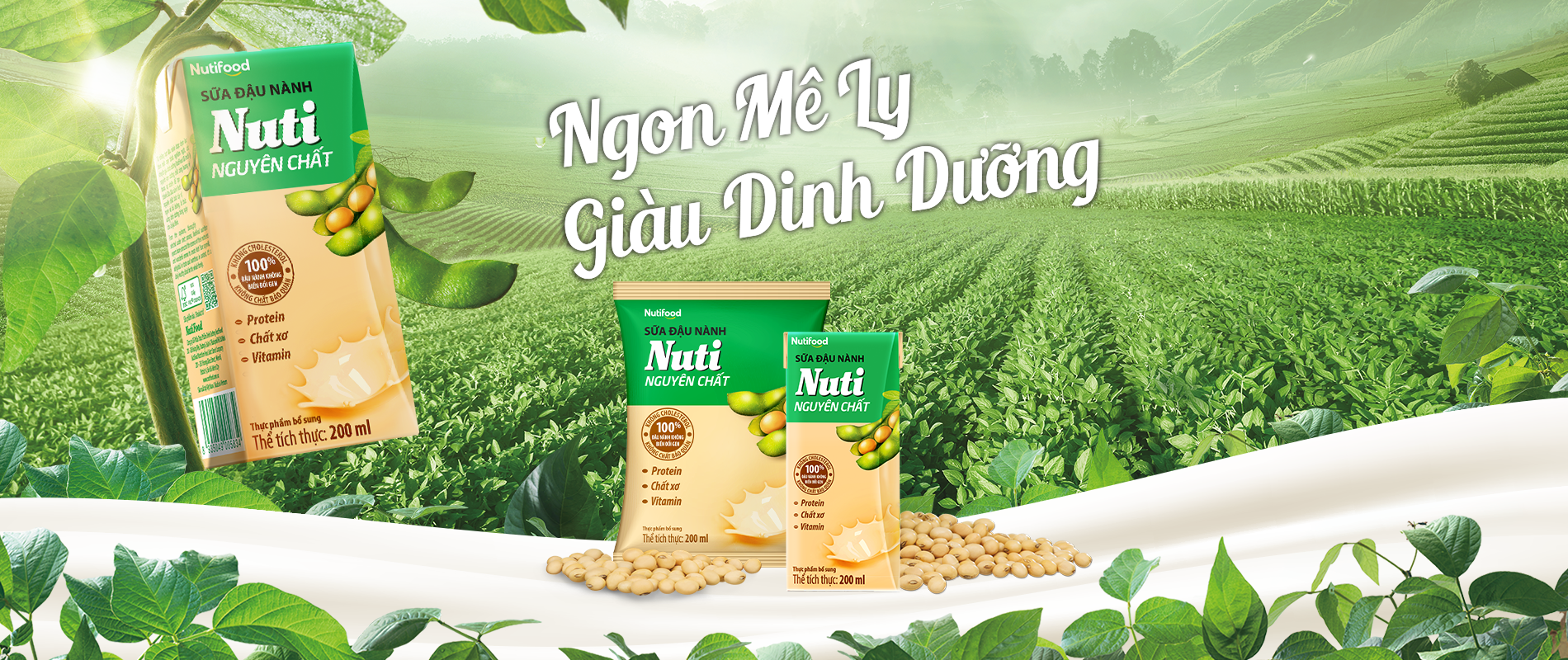Nuti Sữa Đậu Nành Nguyên Chất