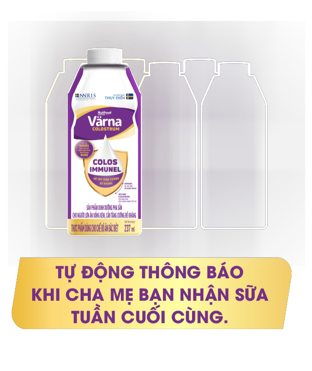 Giao sữa mỗi cuối tuần