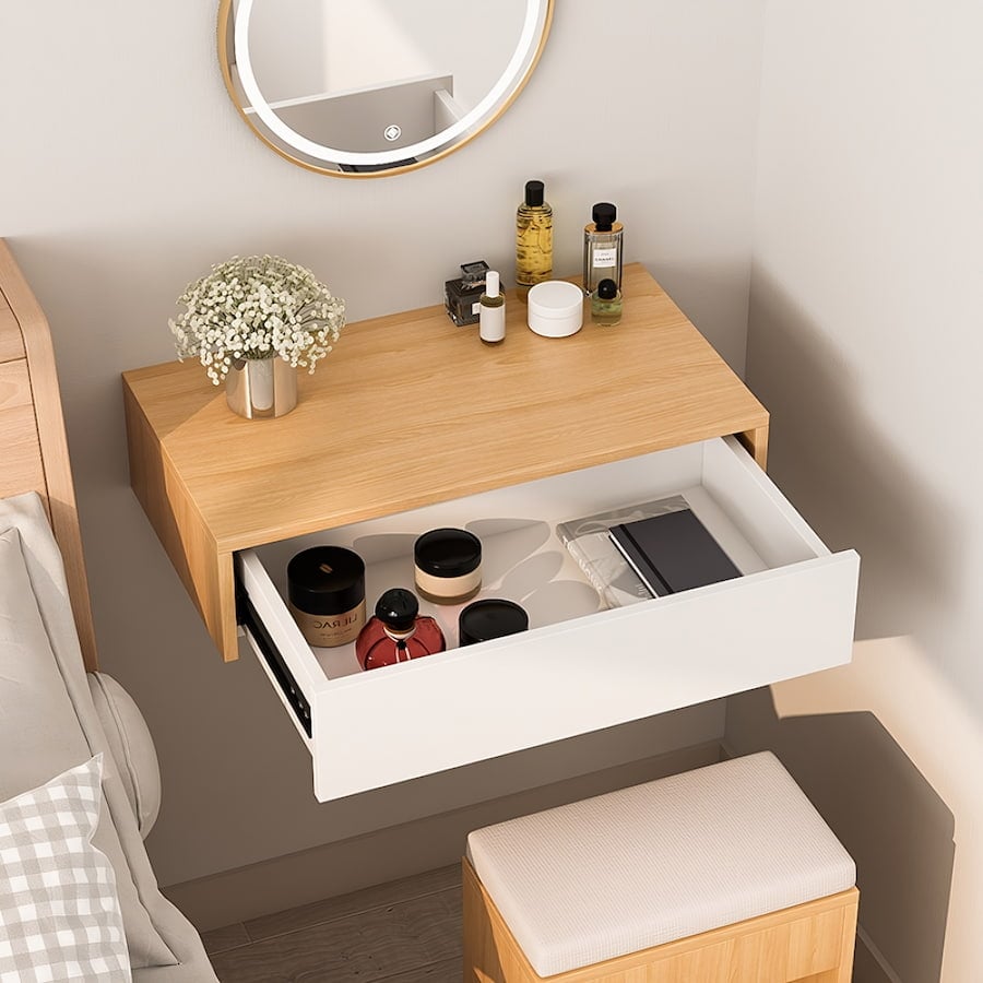 Tổng hợp kích thước bàn trang điểm phổ biến trên thị trường