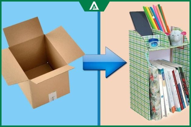 Cách làm kệ sách đơn giản với nguyên liệu dễ tìm tại nhà