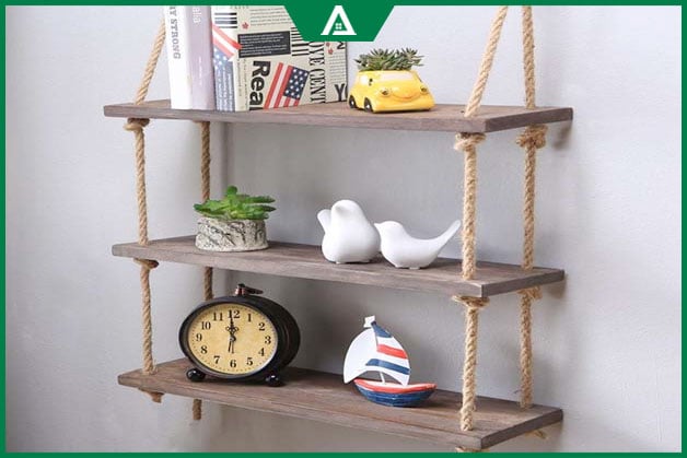 10 Ý tưởng sáng tạo kệ sách treo tường tự làm đẹp và đơn giản