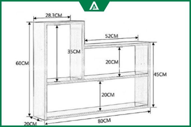 Bí quyết chọn kích thước kệ sách phù hợp cho mọi không gian