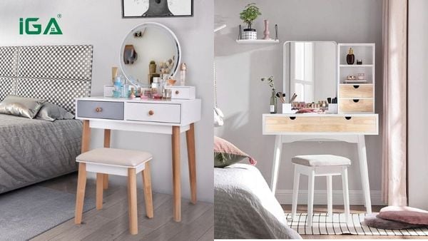 Nên lựa chọn các cửa hàng nội thất uy tín, có thương hiệu để mua ghế đôn trang điểm