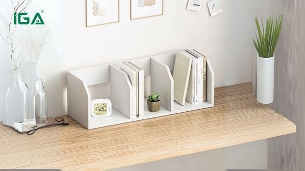 Chọn kệ sách để bàn nên cân bằng giữa giá thành và chất lượng, dựa trên ngân sách và nhu cầu sử dụng thực tế