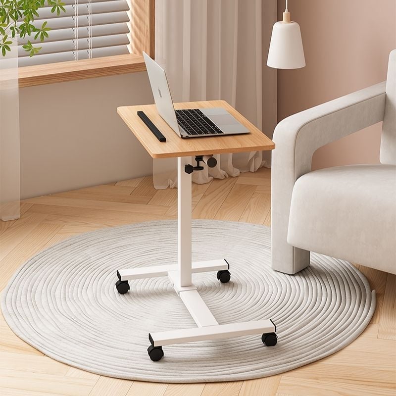 Bàn làm việc nâng hạ GM105 có chân bánh xe thông minh