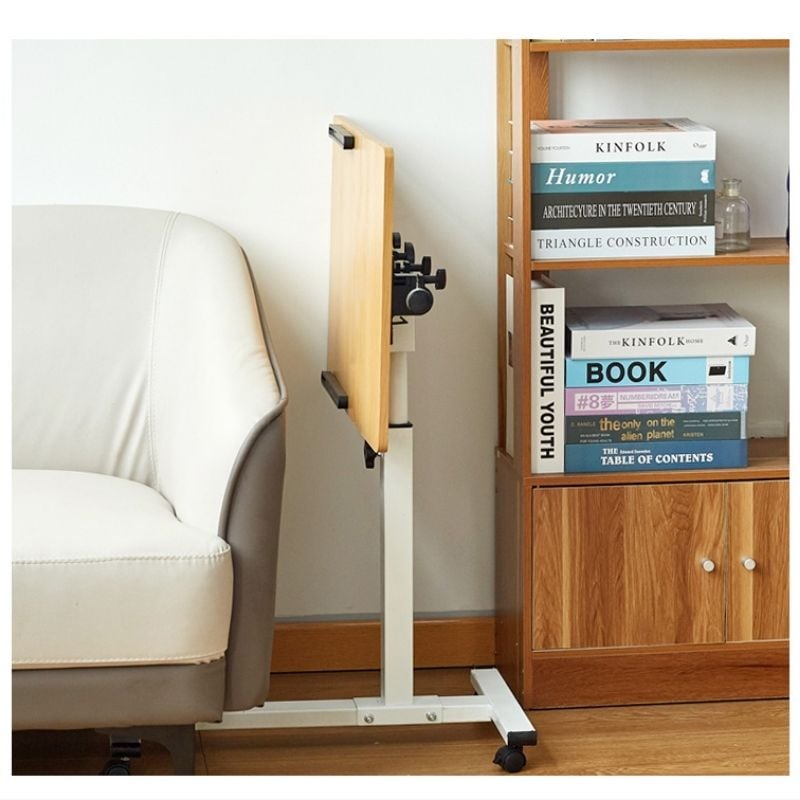 Bàn làm việc nâng hạ GM105 có chân bánh xe thông minh