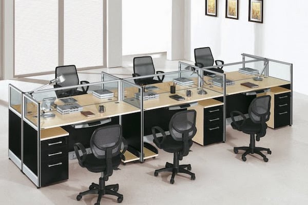 Bộ bàn ghế làm việc văn phòng hiện đại cho phòng làm việc