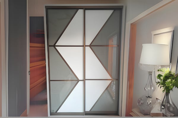 tủ nhôm quần áo 2 cánh trượt