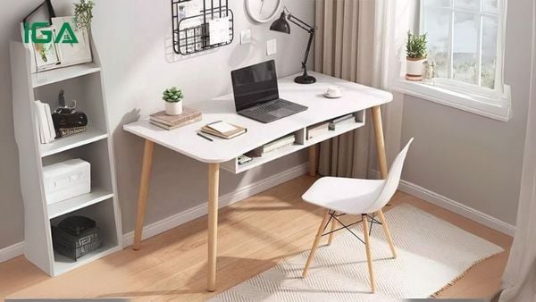 Bàn làm việc GP185 kết hợp gỗ MDF cao cấp