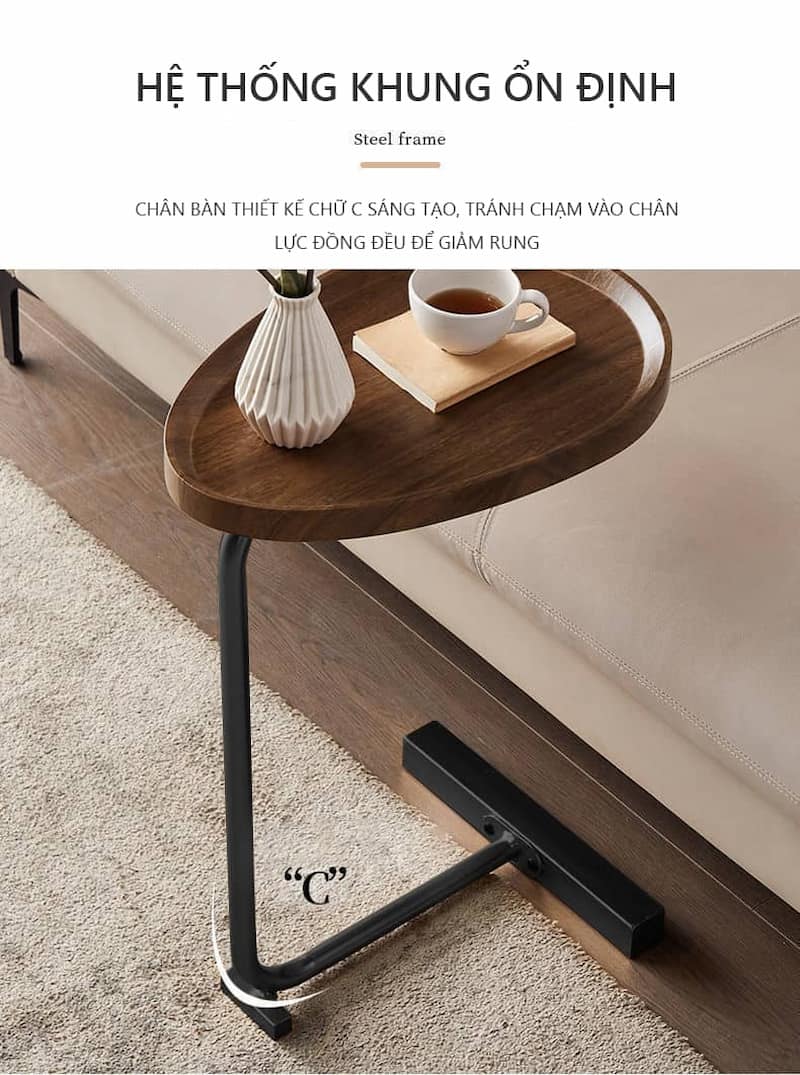Bàn trà gỗ mini phong cách hiện đại và thanh lịch (2)