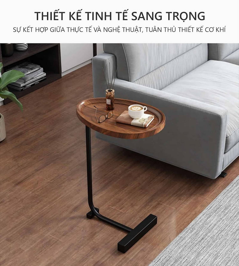 Bàn trà gỗ mini phong cách hiện đại và thanh lịch (2+)