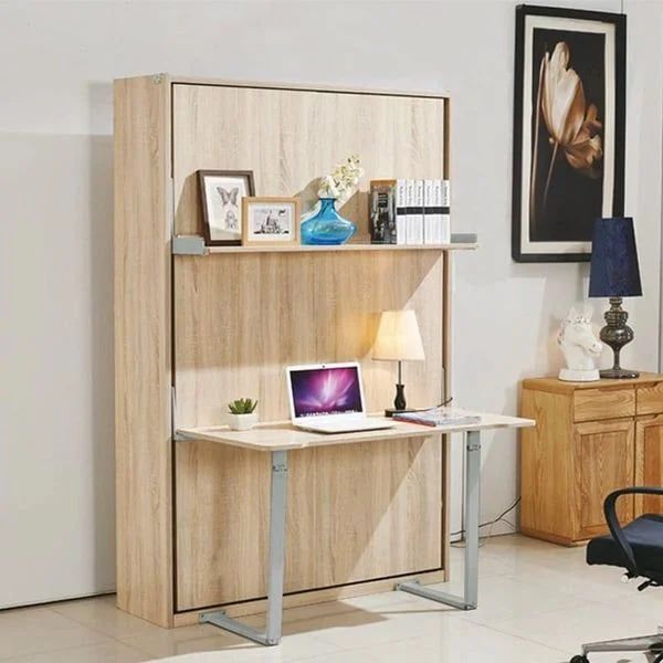Giường kết hợp bàn làm việc tiết kiệm không gian