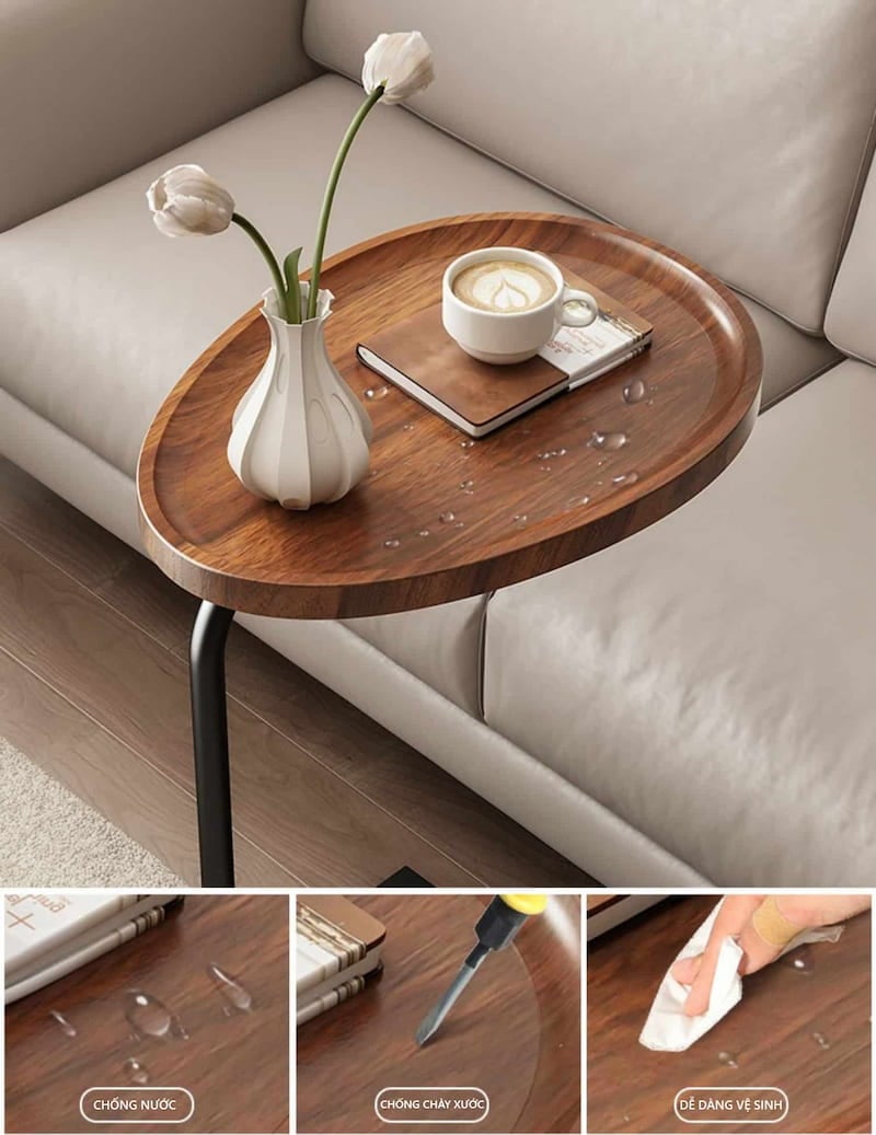 Bàn trà gỗ mini phong cách hiện đại và thanh lịch (6)