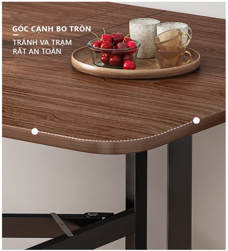 bàn ăn gấp gọn gm107