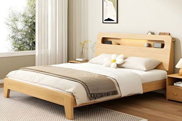 Tránh đặt giường dưới xà nhà, đối diện cửa để bảo vệ sức khỏe