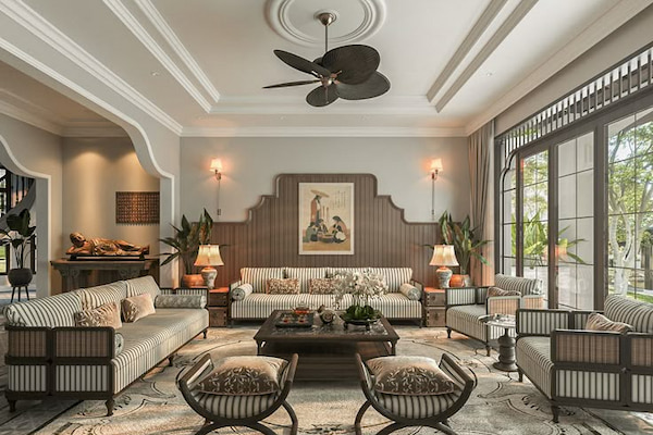 Phong cách Indochine mang nhiều đặc trưng nổi bật