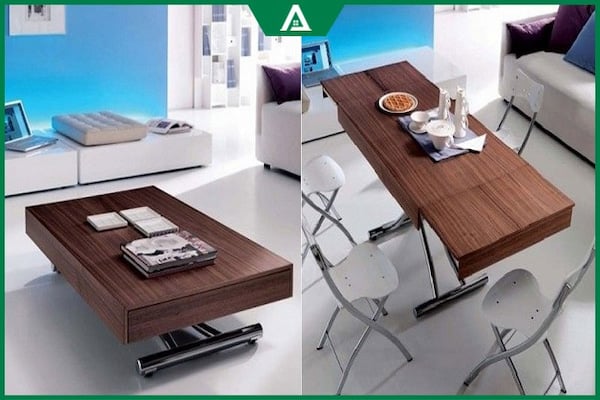 Bàn ăn nâng hạ với nhiều lợi ích nổi bật