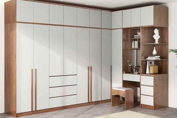 Tủ đựng quần áo gỗ công nghiệp rất được ưa chuộng bởi những ưu điểm nổi bật mà sản phẩm mang lại