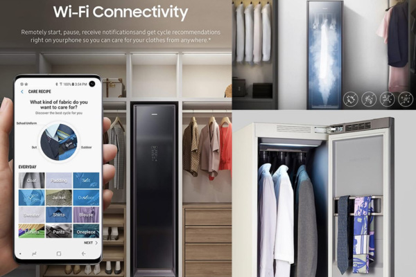 Chỉ cần một chiếc điện thoại kết nối Wifi, bạn có thể điều khiển tủ từ xa một cách dễ dàng