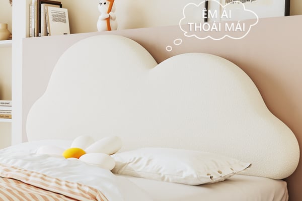 Đệm đầu giường êm ái phong cách Hàn Quốc GC44 kích thước dành cho giường 1m2