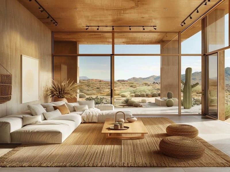 Tận dụng tối đa ánh sáng tự nhiên là đặc trưng trong Rustic