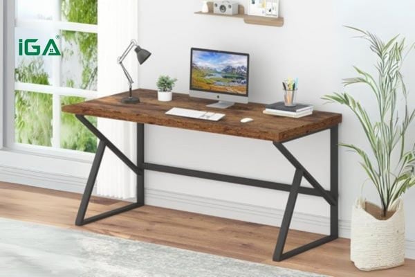 Bàn chữ K vững chắc và chịu lực tốt