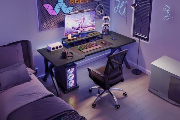 Bàn gaming chữ K GM80 sở hữu thiết kế cao cấp