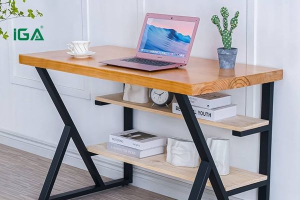 Bàn học tập chữ K là lựa chọn lý tưởng cho góc học tập