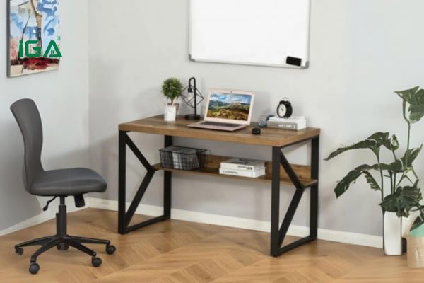 Bàn làm việc chữ K mang lại sự gọn gàng, chuyên nghiệp cho văn phòng
