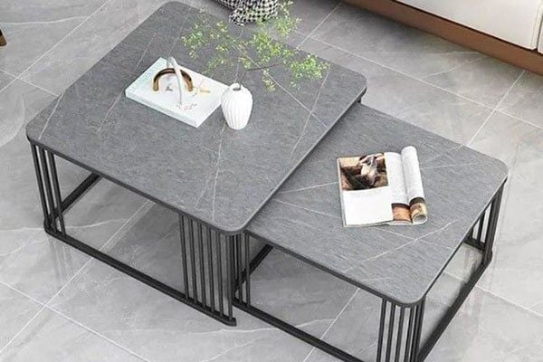 Bàn trà vuông - sự lựa chọn cân bằng giữa thẩm mỹ và công năng