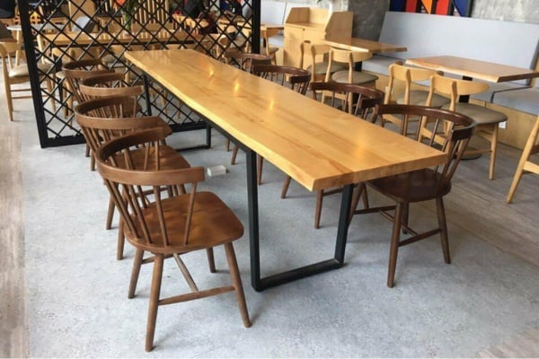 Bàn gỗ 2m cho quán cafe