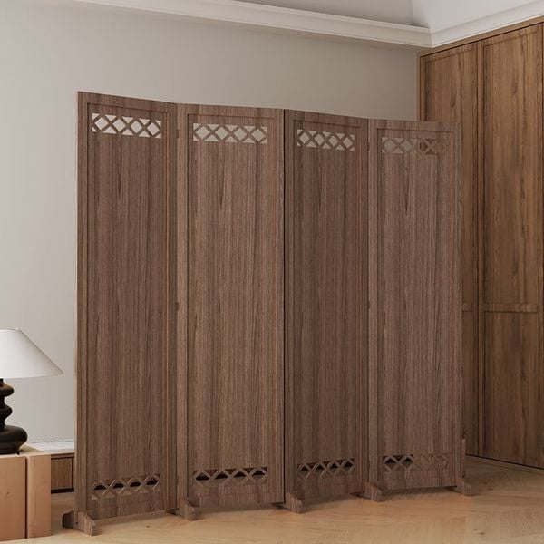 Bình phong kín 1m7 - GP410 phối hợp màu óc chó tinh tế