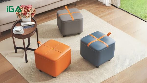 Ghế đôn chữ nhật GC16 đa năng, không cần lắp ráp, dùng được cho nhiều không gian