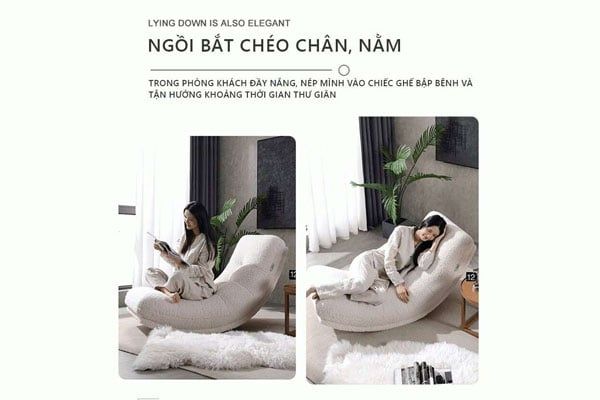 Ghế Sofa Bập Bênh Thư Giãn Hiện Đại - GC38