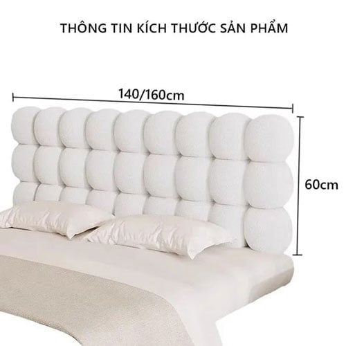 Hướng dẫn cách bài trí Đệm Đầu Giường Cloudly - GC39