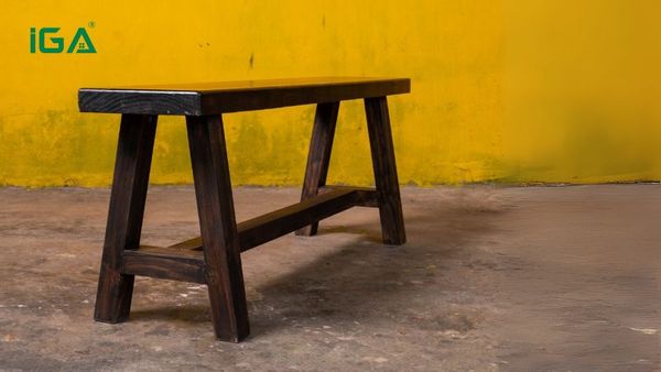 Ghế đôn dài gỗ tự nhiên bền chắc, đẹp mộc mạc và phù hợp nhiều phong cách nội thất truyền thống, tối giản