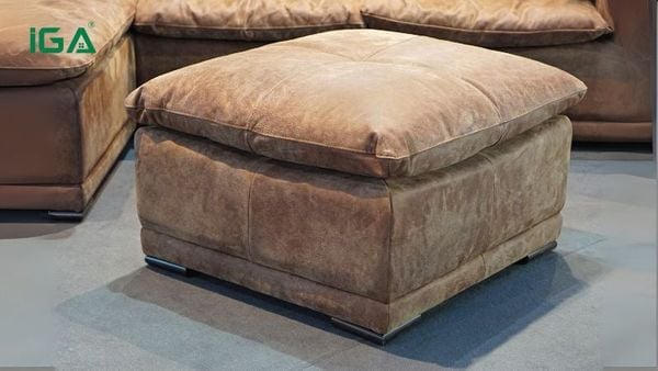 Ghế đôn sofa vuông có thiết kế hiện đại, chắc chắn, phù hợp mọi không gian