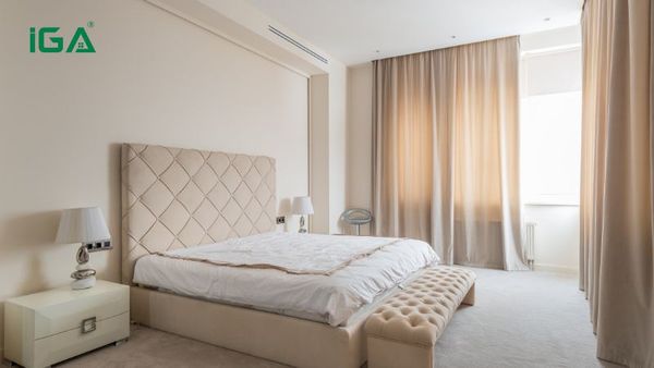 Ghế đôn chữ nhật tiện dụng trong phòng ngủ, đặt cuối giường để thay đồ, để túi hoặc ngồi thư giãn