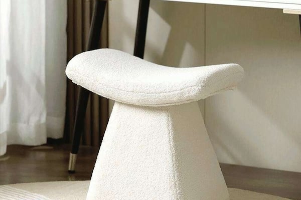 Ghế đôn vải lông xù