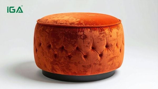 Ghế đôn bọc nệm êm ái, đẹp, dễ phối, hợp không gian sang trọng