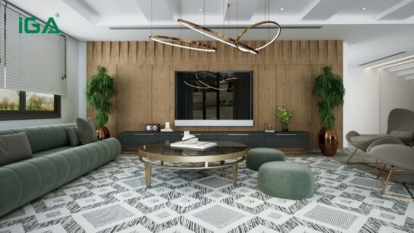 Ghế đôn chữ nhật linh hoạt dùng làm ghế phụ hoặc bàn trà nhỏ